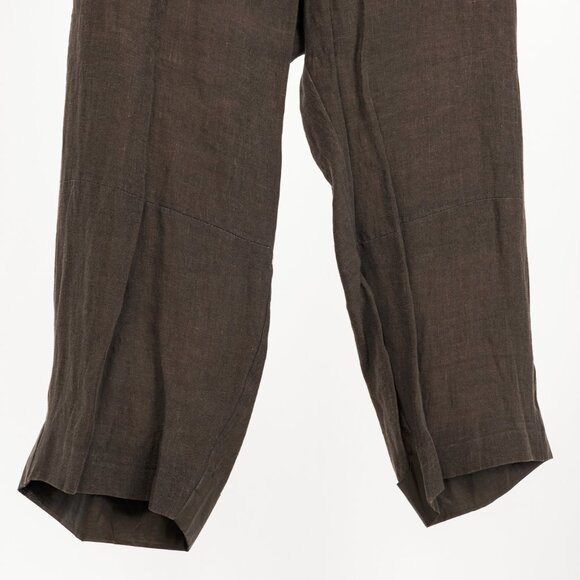 Annette Gortz SS/16 Posh Brown Linen Cropped Pants - Picture 5 of 11